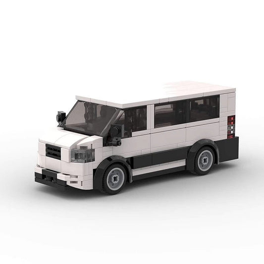 2020 City Passenger Transport Van MOC Building Kit | Vehicle Model - 1