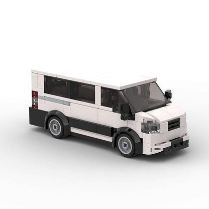 2020 City Passenger Transport Van MOC Building Kit | Vehicle Model - 2