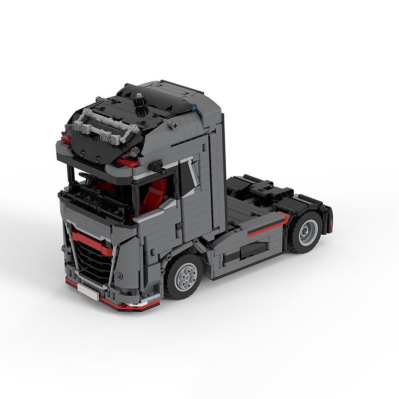 2021 4x2 Cab-Over Tractor Truck MOC Building Kit - 1