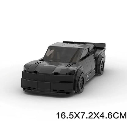 2022 Cup Series Stock Car MOC Building Kit | Racing Vehicle Model - 5