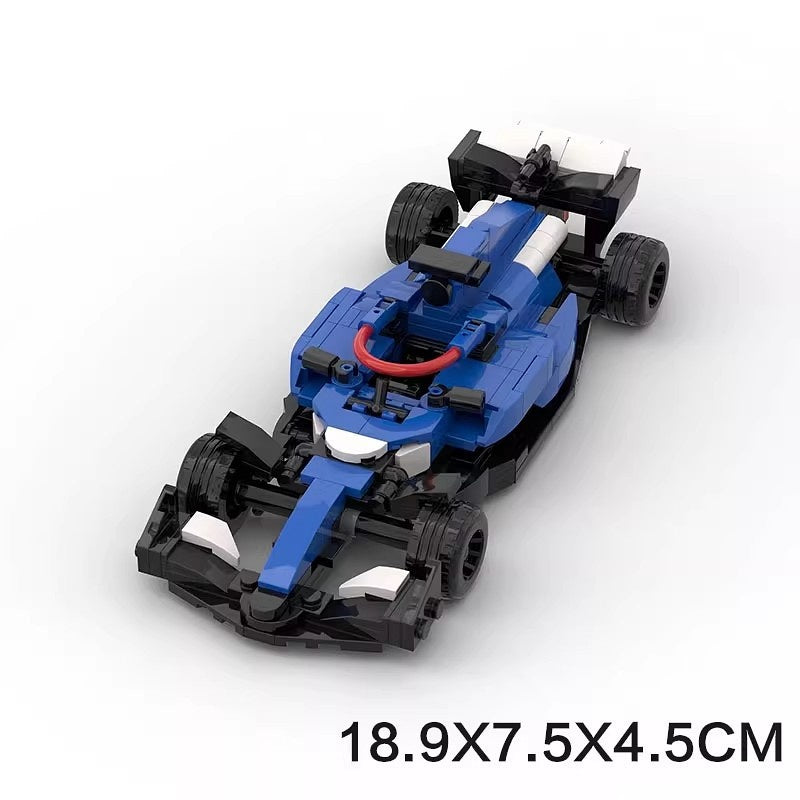 2024 Formula Racing Car 8-Stud Wide Building Kit | LEGO-Compatible MOC - 4