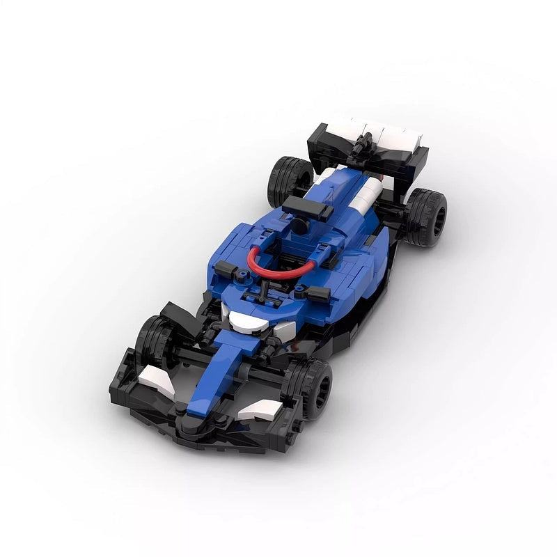 2024 Formula Racing Car 8-Wide MOC Building Kit | Racing Vehicle Model - 1