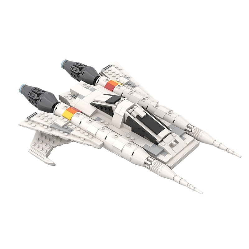 25th Century Retro Starfighter MOC Spacecraft Building Kit - 1