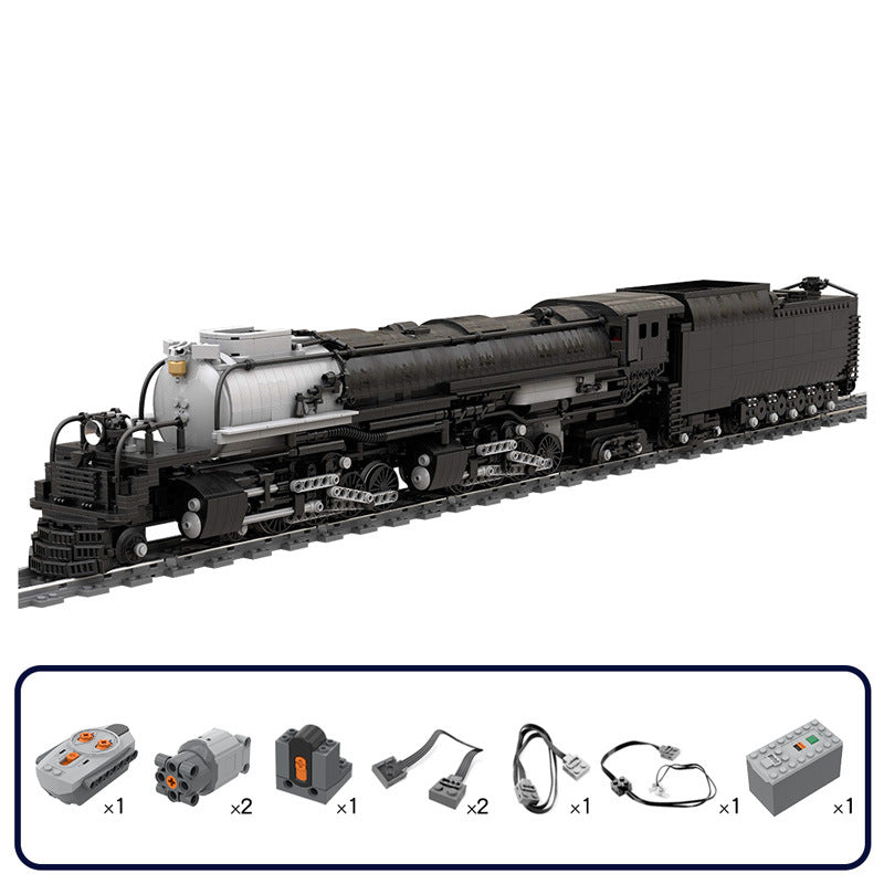4-8-8-4 Articulated Heavy Steam Locomotive Building Kit | LEGO-Compatible MOC - 3