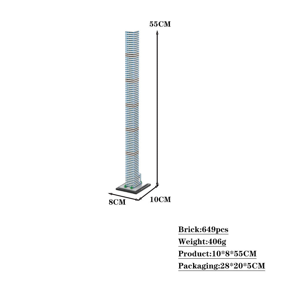 432 Park Avenue Building Kit | 1:800 Scale | LEGO-Compatible MOC - 4