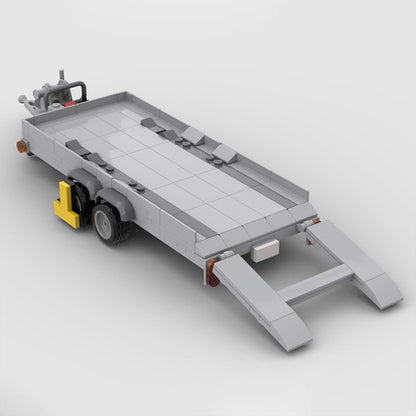4x4 Off-Road Pickup Truck with Vehicle Trailer Building Kit | LEGO-Compatible MOC - 2
