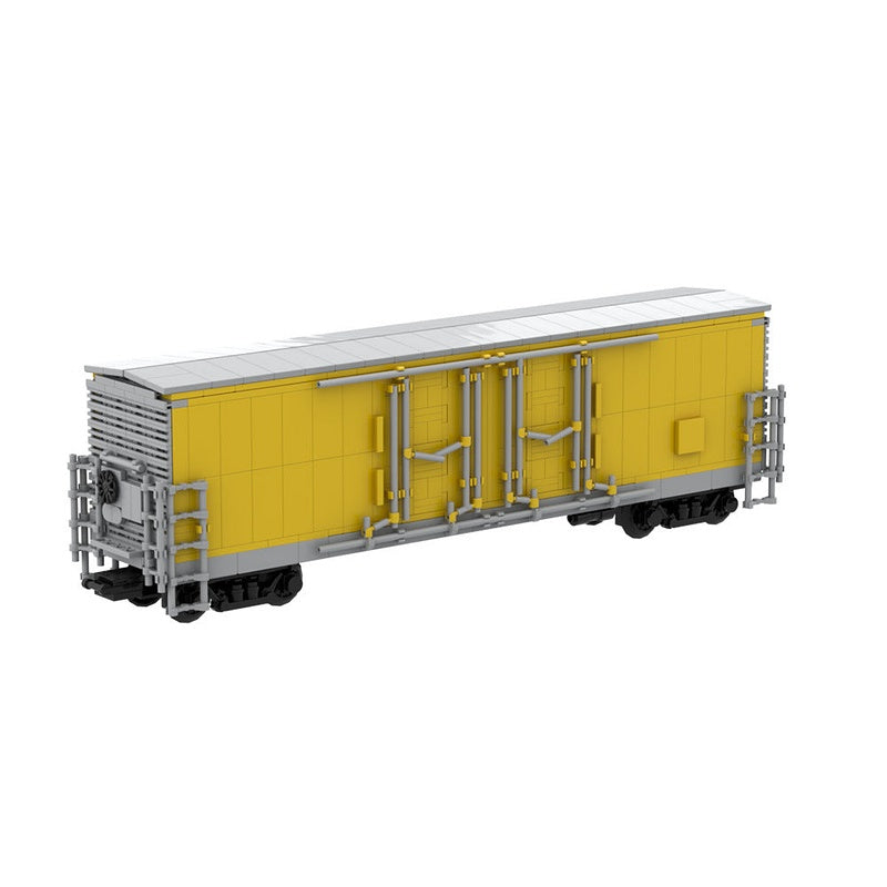 53ft Double Plug Cargo Wagon MOC Building Kit | Precision Freight Railway Model - 5