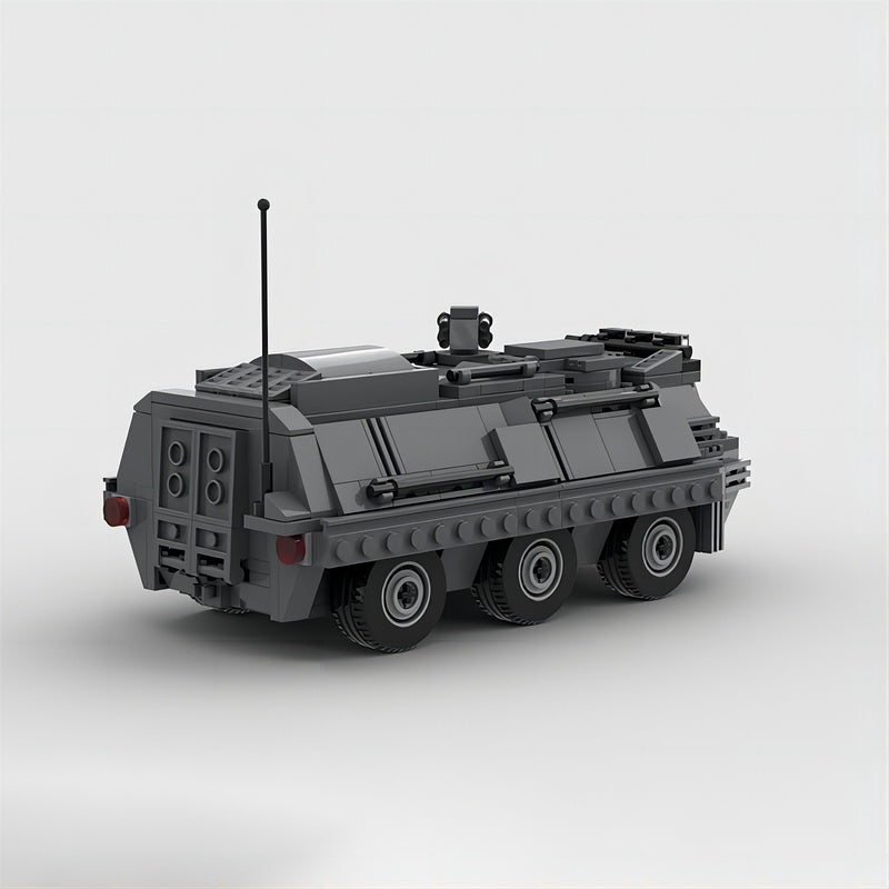6-Wheel Armored Personnel Carrier APC MOC Building Kit - 2