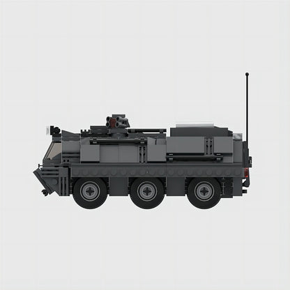 6-Wheel Armored Personnel Carrier APC MOC Building Kit - 4