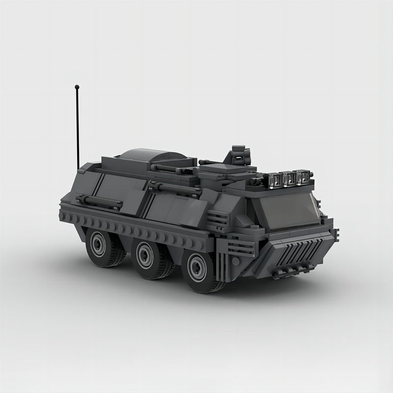 6-Wheel Armored Personnel Carrier APC MOC Building Kit - 5