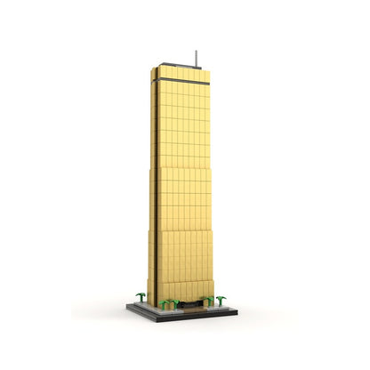 63 Building Seoul Golden Skyscraper 1:800 MOC Building Kit - 2