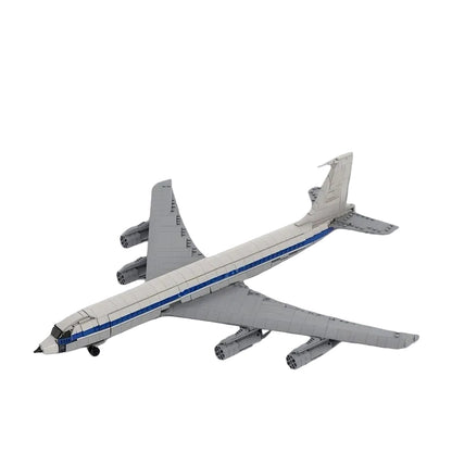 707-320B Four-Engine Jetliner MOC Building Kit | 1:80 Scale - 1