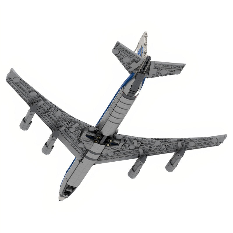 707-320B Four-Engine Jetliner MOC Building Kit | 1:80 Scale - 3
