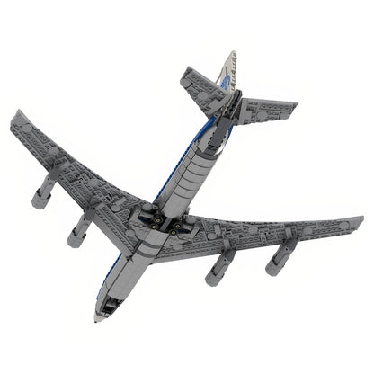 707-320B Four-Engine Jetliner MOC Building Kit | 1:80 Scale - 3