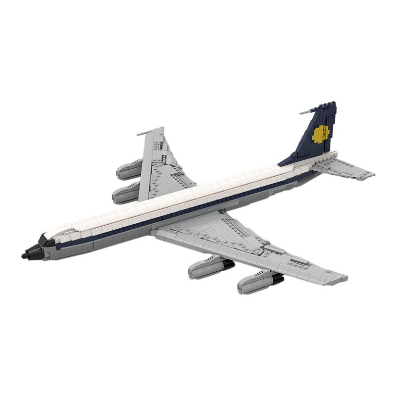 707 Classic Jetliner MOC Building Kit | 1:80 Scale Aircraft Model - 3