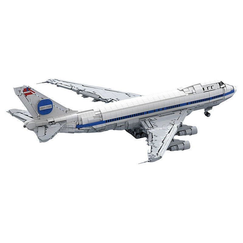 747-100 Classic Jumbo Jet MOC Building Kit | Commercial Aircraft Model - 1