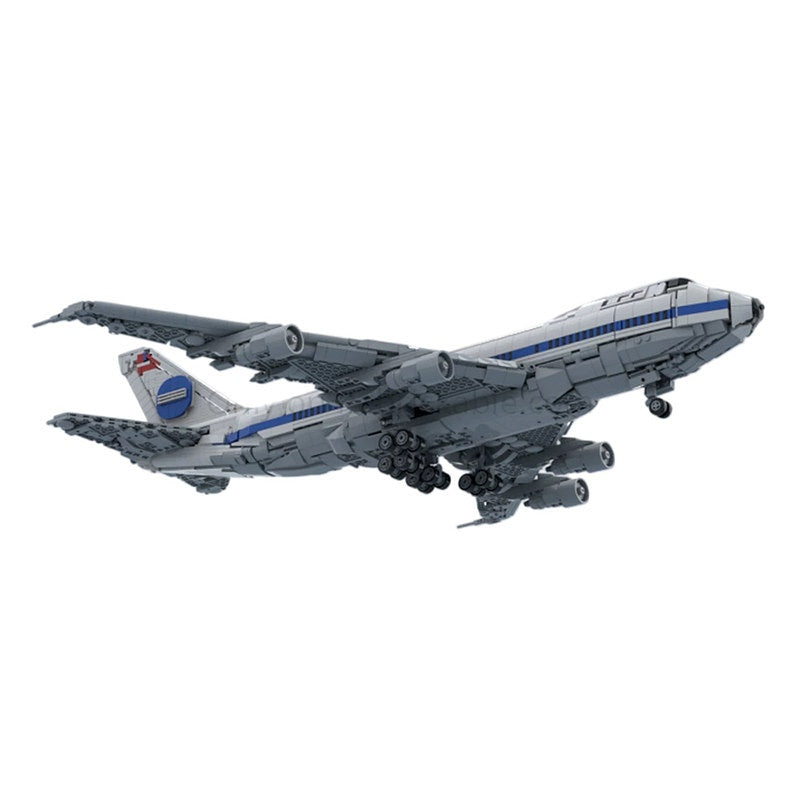 747-100 Classic Jumbo Jet MOC Building Kit | Commercial Aircraft Model - 2