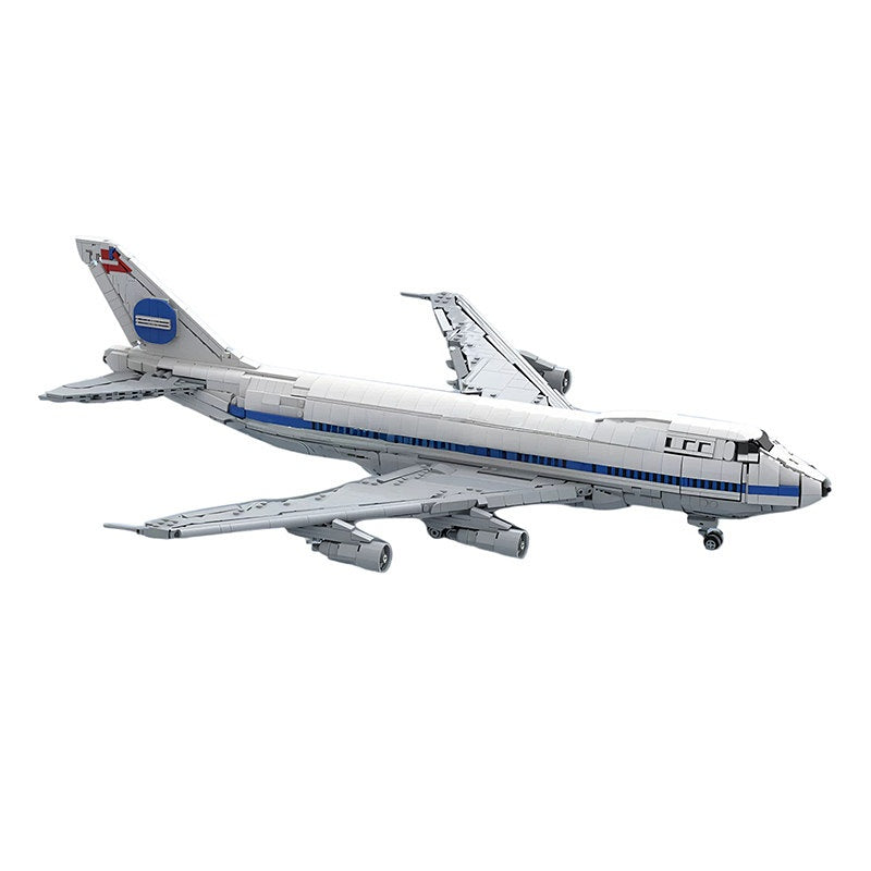 747-100 Classic Jumbo Jet MOC Building Kit | Commercial Aircraft Model - 3
