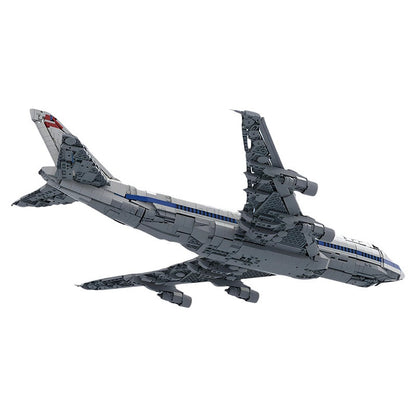 747-100 Classic Jumbo Jet MOC Building Kit | Commercial Aircraft Model - 4