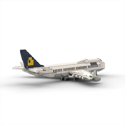 747-400 Wide Body Aircraft MOC Building Kit | 1:200 Commercial Jet Model - 3
