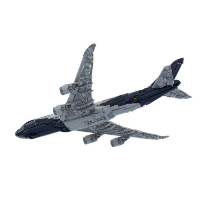 747-8I Commercial Jumbo Jet Building Kit | 100 Years Livery LEGO-Compatible MOC - 4