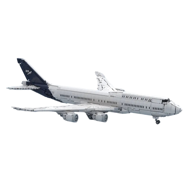 747-8I Four-Engine Double-Deck Jumbo Jet MOC Building Kit - 1