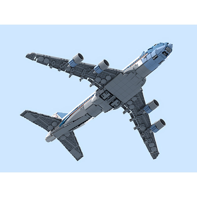 747 Air Force One Four-Engine Aircraft MOC Building Kit - 3