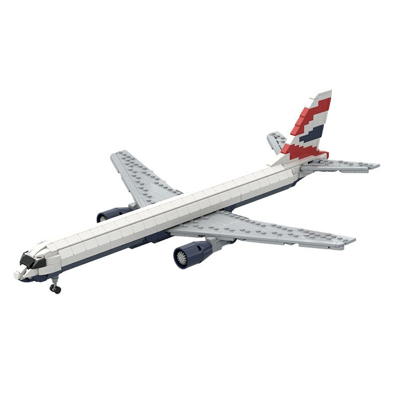 757-200 MOC Commercial Aircraft Building Kit | 1:100 Scale Jet Model - 10