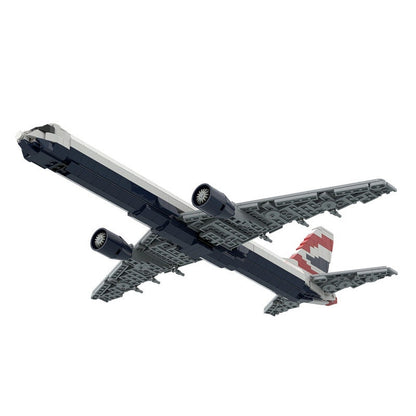 757-200 MOC Commercial Aircraft Building Kit | 1:100 Scale Jet Model - 11