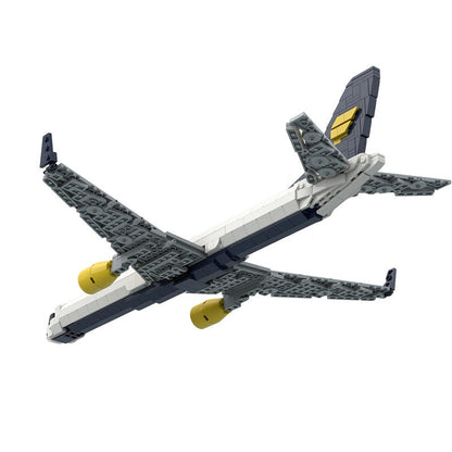 757-200 MOC Commercial Aircraft Building Kit | 1:100 Scale Jet Model - 16