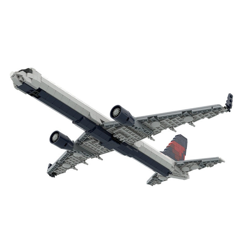 757-200 MOC Commercial Aircraft Building Kit | 1:100 Scale Jet Model - 7