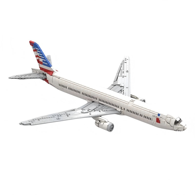 777-300ER Widebody Aircraft MOC Building Kit | Passenger Plane Model - 1