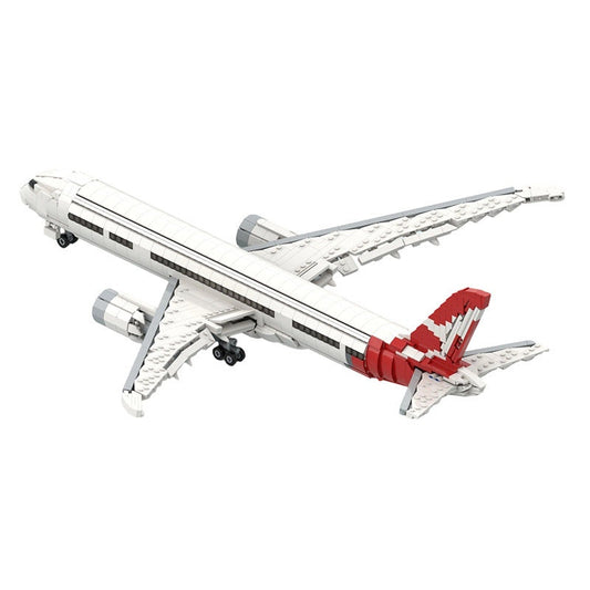 787-9 MOC Commercial Aircraft Building Kit | 1:100 Scale Jet Model - 1