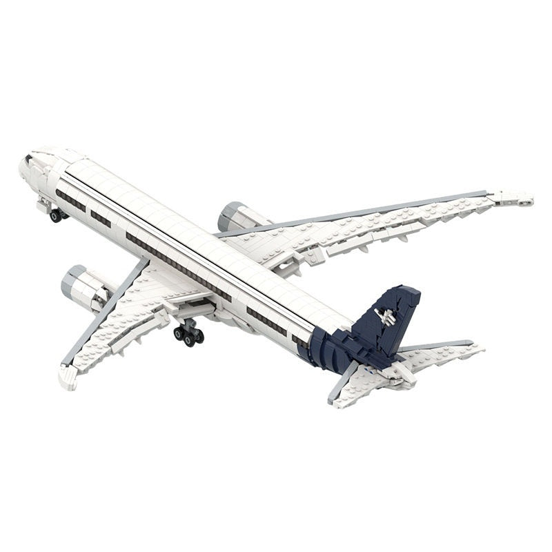 787-9 MOC Commercial Aircraft Building Kit | 1:100 Scale Jet Model - 11