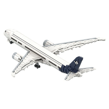 787-9 MOC Commercial Aircraft Building Kit | 1:100 Scale Jet Model - 11