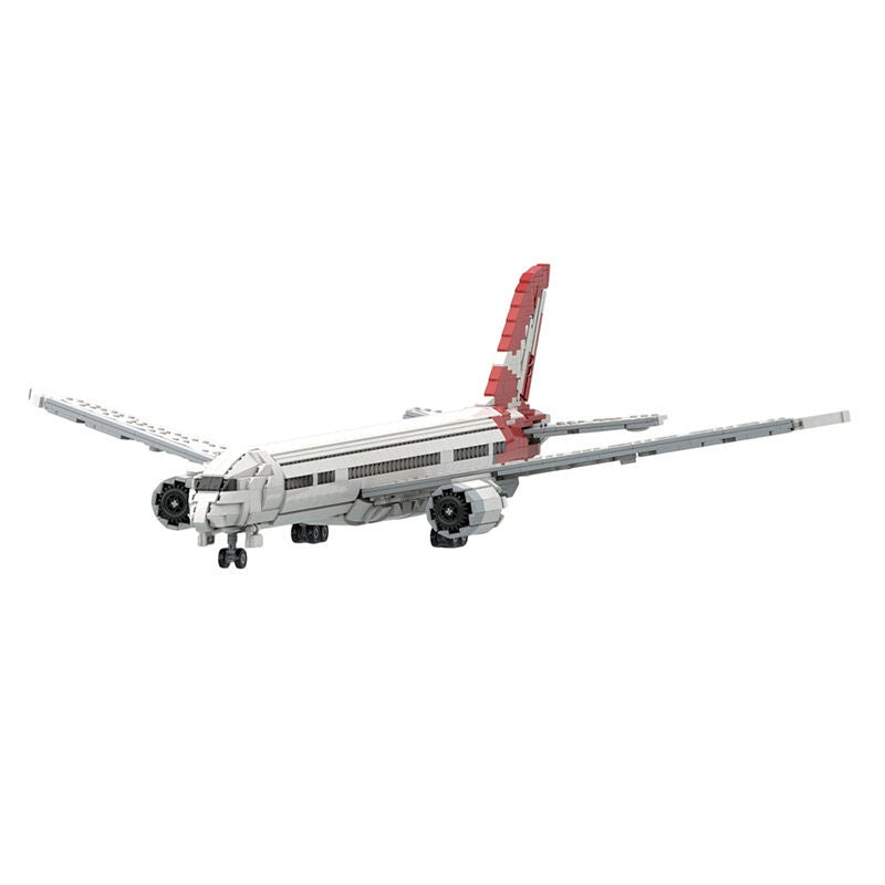 787-9 MOC Commercial Aircraft Building Kit | 1:100 Scale Jet Model - 2