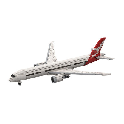 787-9 MOC Commercial Aircraft Building Kit | 1:100 Scale Jet Model - 5