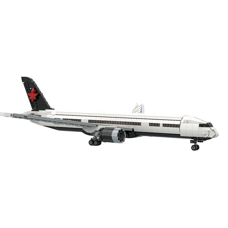 787-9 MOC Commercial Aircraft Building Kit | 1:100 Scale Jet Model - 7