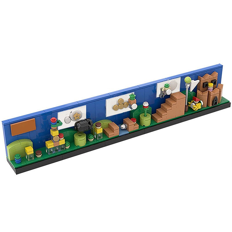 8-Bit Side Scroller Skyline Building Kit | LEGO-Compatible MOC - 4