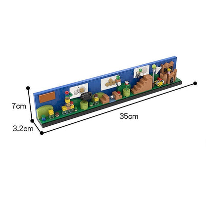 8-Bit Side Scroller Skyline MOC Retro Pixel Building Kit - 2
