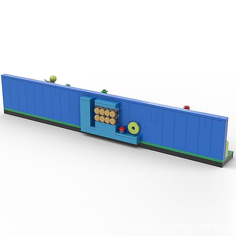 8-Bit Side Scroller Skyline MOC Retro Pixel Building Kit - 3