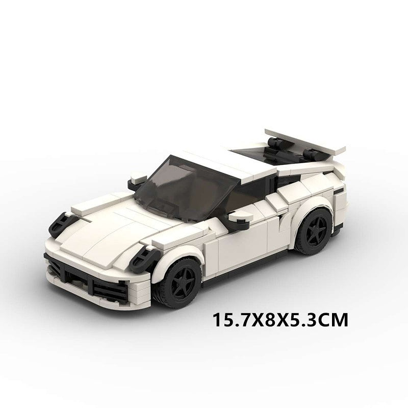 8-Stud 911-Style Turbo Sports Car Building Kit | LEGO-Compatible MOC - 11