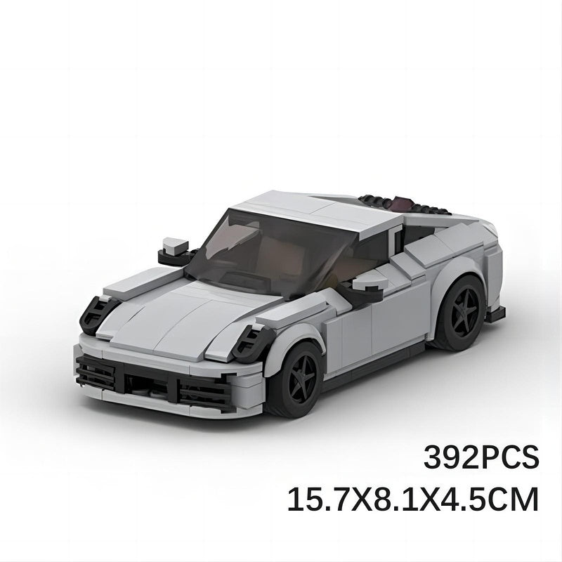 8-Stud 911-Style Turbo Sports Car Building Kit | LEGO-Compatible MOC - 3