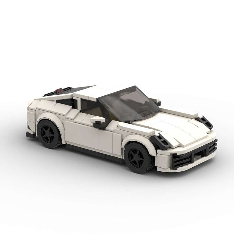 8-Stud 911-Style Turbo Sports Car Building Kit | LEGO-Compatible MOC - 6