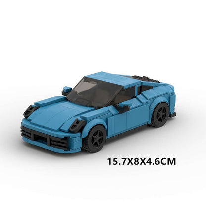 8-Stud 911-Style Turbo Sports Car Building Kit | LEGO-Compatible MOC - 7