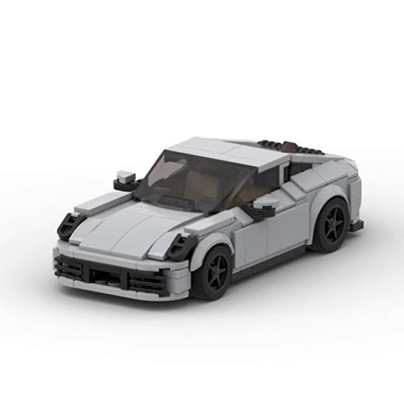 8-Stud 911-Style Turbo Sports Car MOC Building Kit - 3