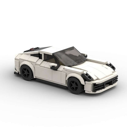 8-Stud 911-Style Turbo Sports Car MOC Building Kit - 6