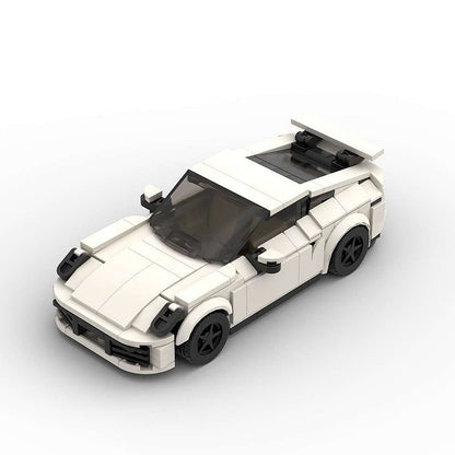8-Stud 911-Style Turbo Sports Car MOC Building Kit - 9