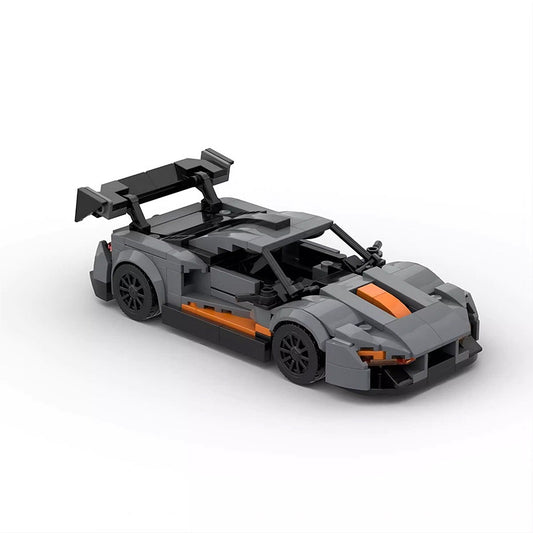 8-Stud Wide British Hypercar Building Kit | LEGO-Compatible Speed Racer MOC - 1
