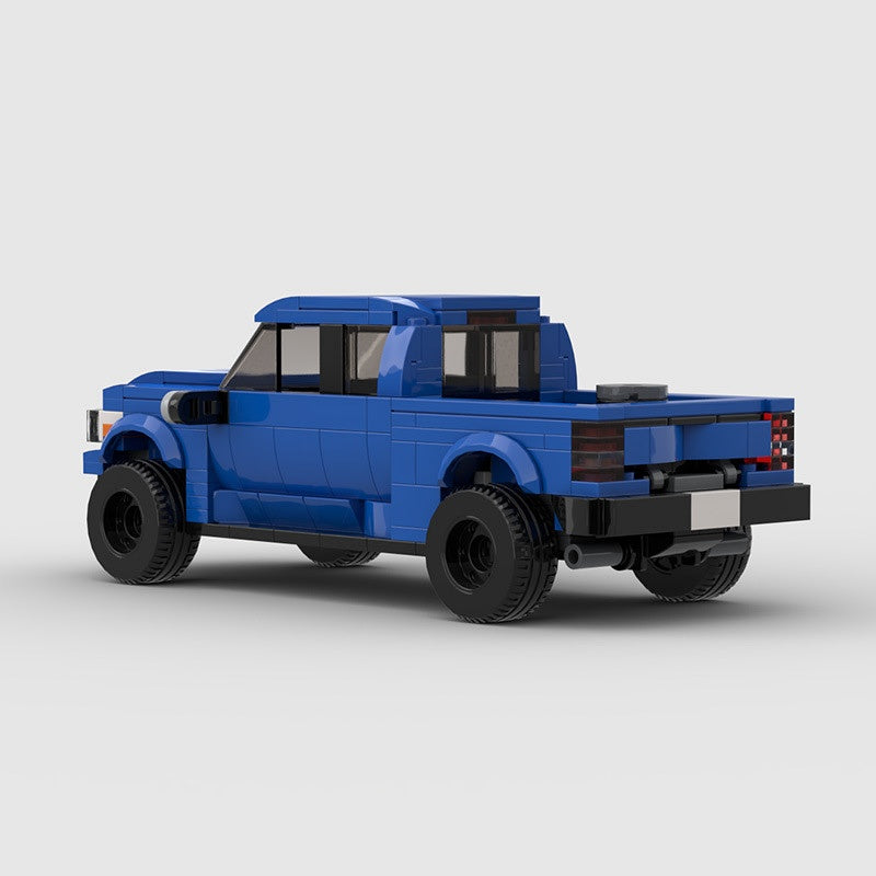 8 Stud Wide Pickup Truck Building Kit | LEGO-Compatible MOC - 2